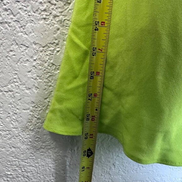 LOVERS + FRIENDS Pryce Sleeveless Maxi Dress Gown Size S Bright LIme Green - Picture 15 of 16